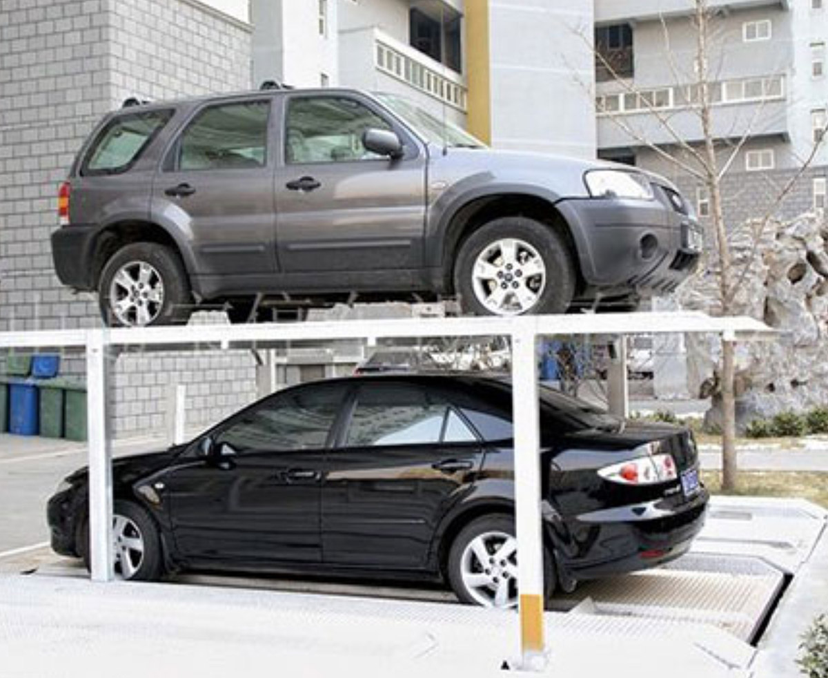 立體車位PJS地坑式簡易升降機械式立體停車設備